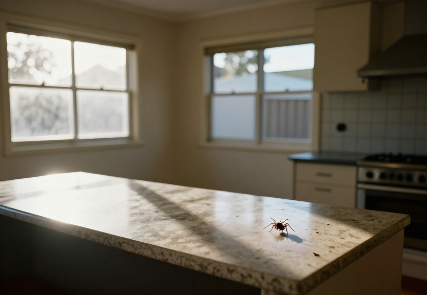 Termite damage in a Werrington home before treatment